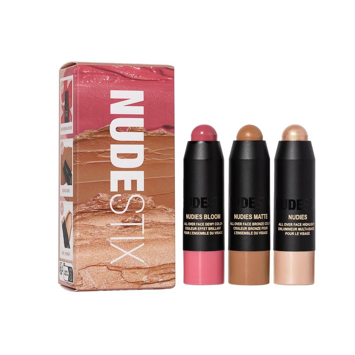 Nude Stix Blush/Contour/Highlighter Trio