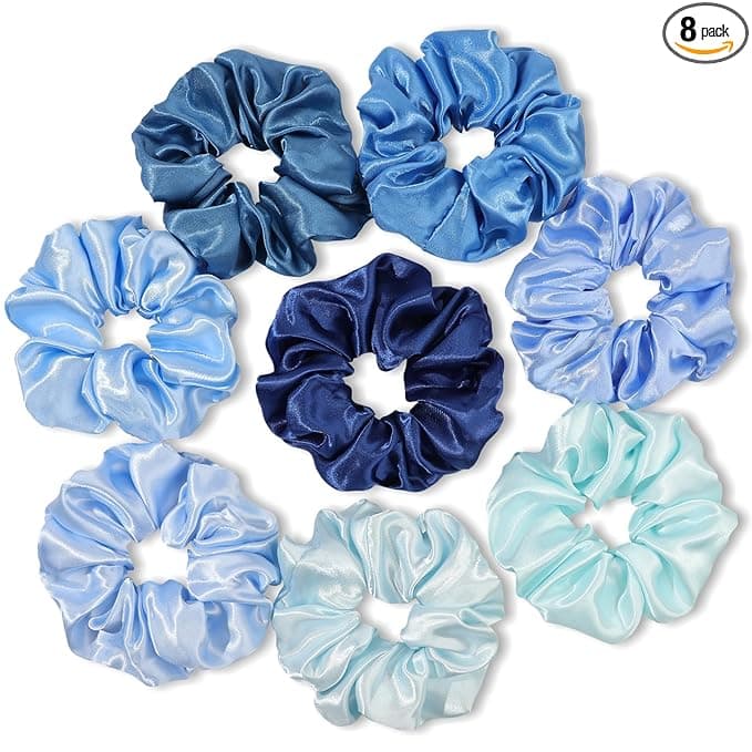 Hair Scrunchie Set (Blue)
