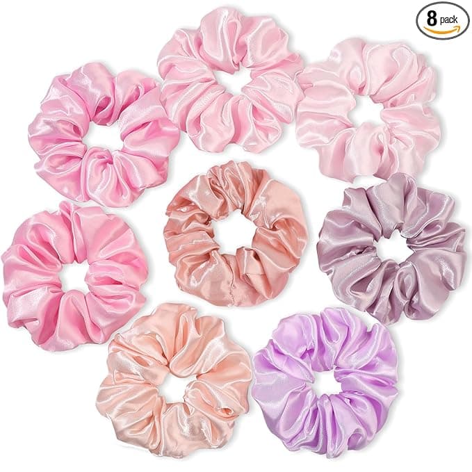 Hair Scrunchie Set (Pink)