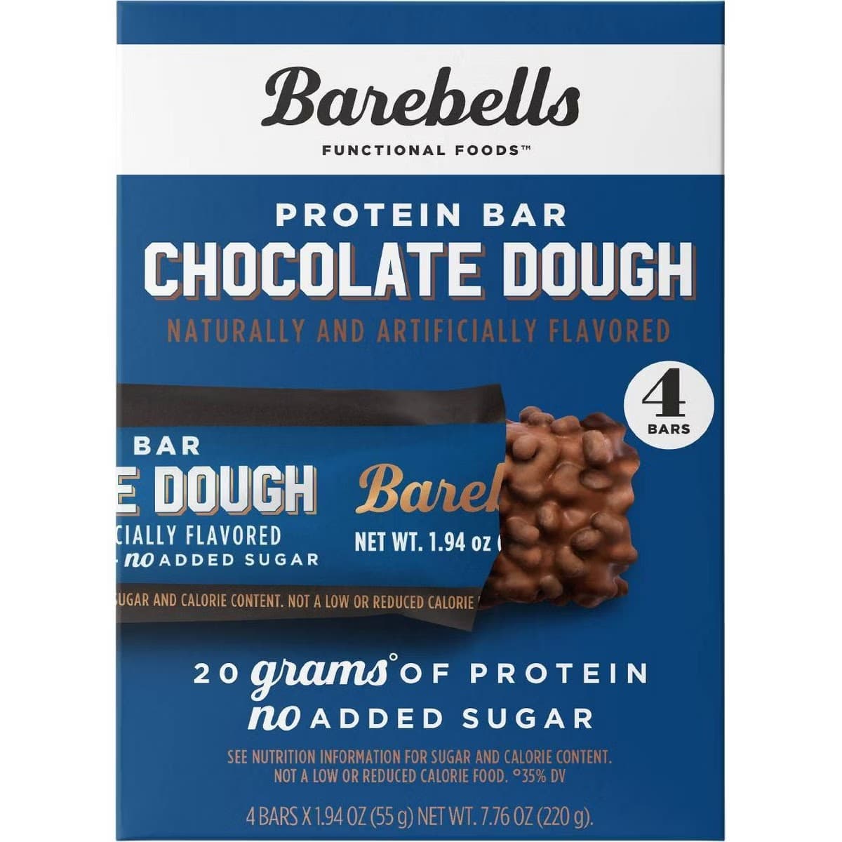 Barbell Chocolate Protein Bar (4-pack)